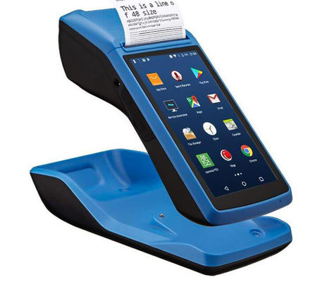 Barway Android Sistem Tarayıcı Dokunmatik Ekranlı El Pos Terminali Makinesi, Yazıcı ile