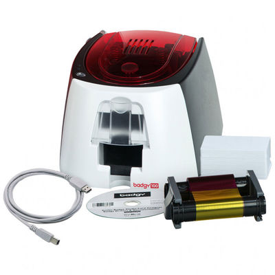 Evolis Badgy 100/200 Yazıcı Termal Doğrudan Yazdırma Tek Yanlı PVC Kimlik Kartı Yazıcısı